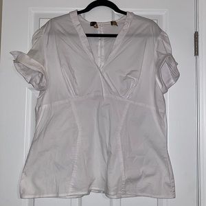 Pinup Girl Clothing/Laura Byrnes top in White